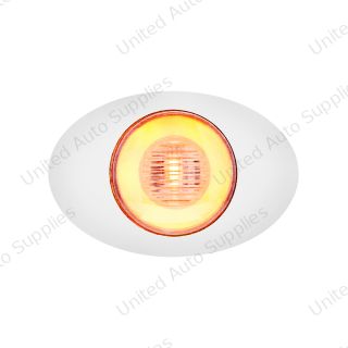 M3 Millennium GloLight 5 LED Clearance/Marker Light - Amber LED/Clear Lens