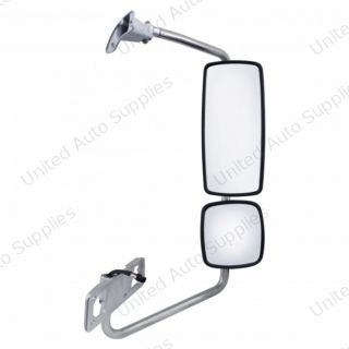 Chrome Mirror Assembly For 2001-2020 Freightliner Columbia - Passenger - Heated