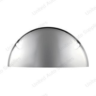 Chrome Half-Moon Shield For 7" Headlight (Pair)