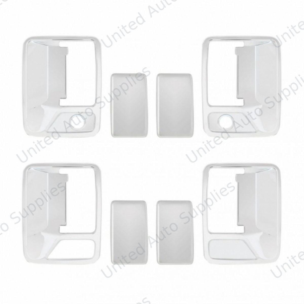 Ford Super Duty Chrome Door Handle Cover Set - 4 Door