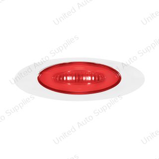 M5 Millennium GloLight 6 LED Clearance/Marker Light - Red LED/Red Lens