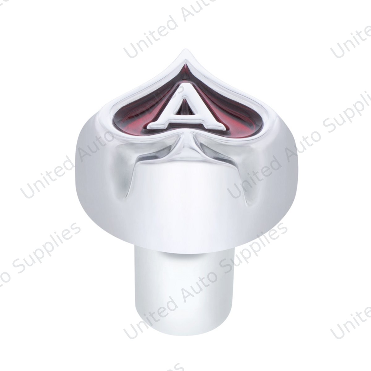 1/2"-13 Thread-On Ace of Spades Shift Knob - Chrome