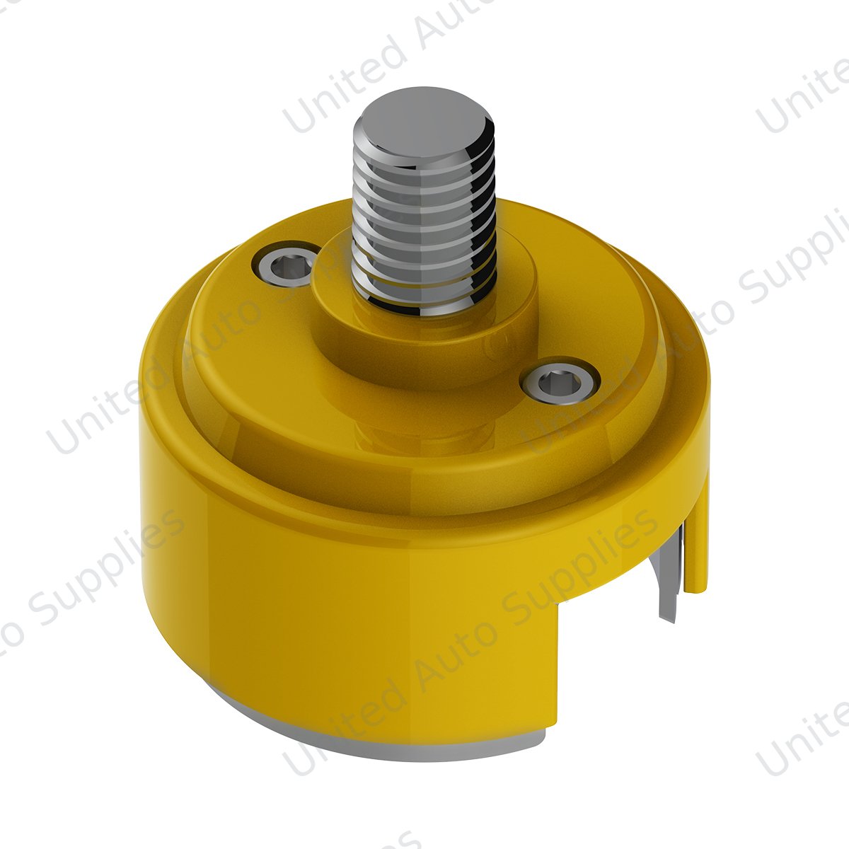 1/2"-13 Thread-On Shift Knob Mounting Adapter For Eaton Fuller Style 13/15/18 Shifter - Electric Yellow (Bulk)
