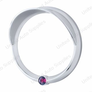 Signature Series Speed/Tachometer Gauge Cover With Visor For Freightliner -Purple Crystal