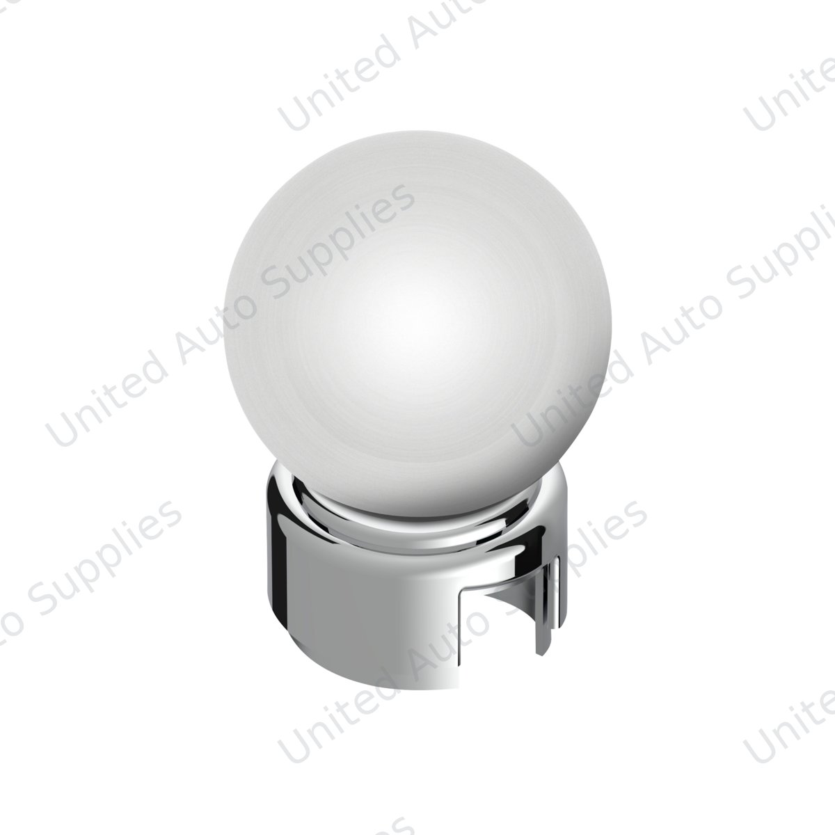 Thread-On Bristol Gearshift Knob with 13/15/18 Speed Adapter-Clear Anodized