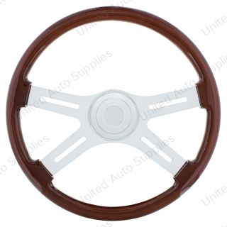 18" 4 Spoke Steering Wheel With Hub & Horn Kit - International