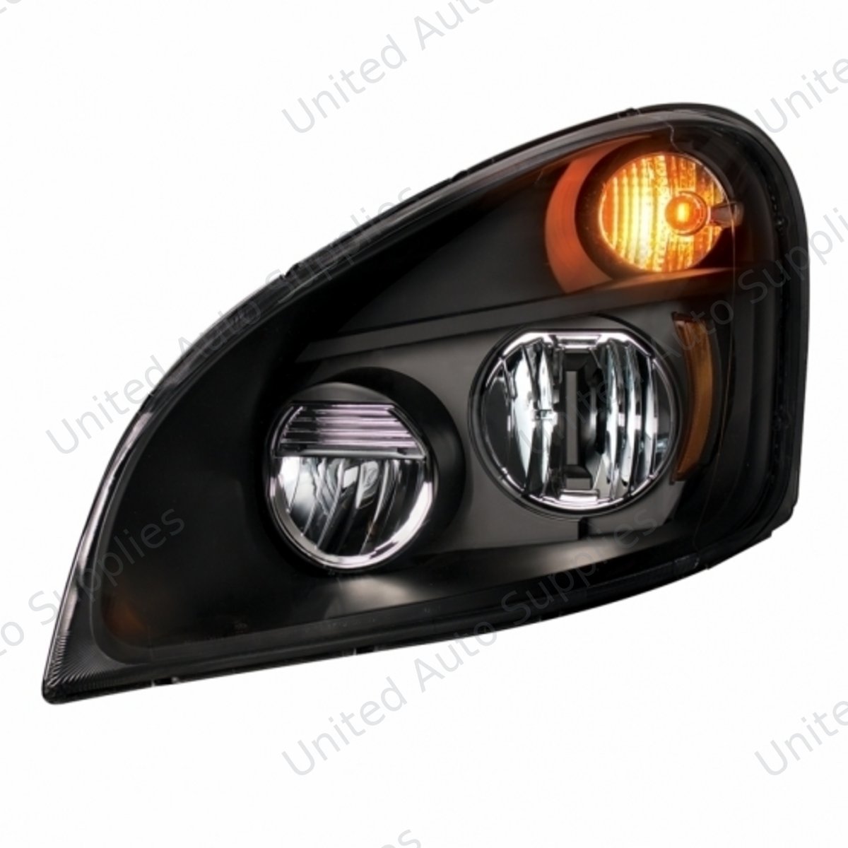 "Blackout" LED Headlight For 2008-2017 Freightliner Cascadia - Driver