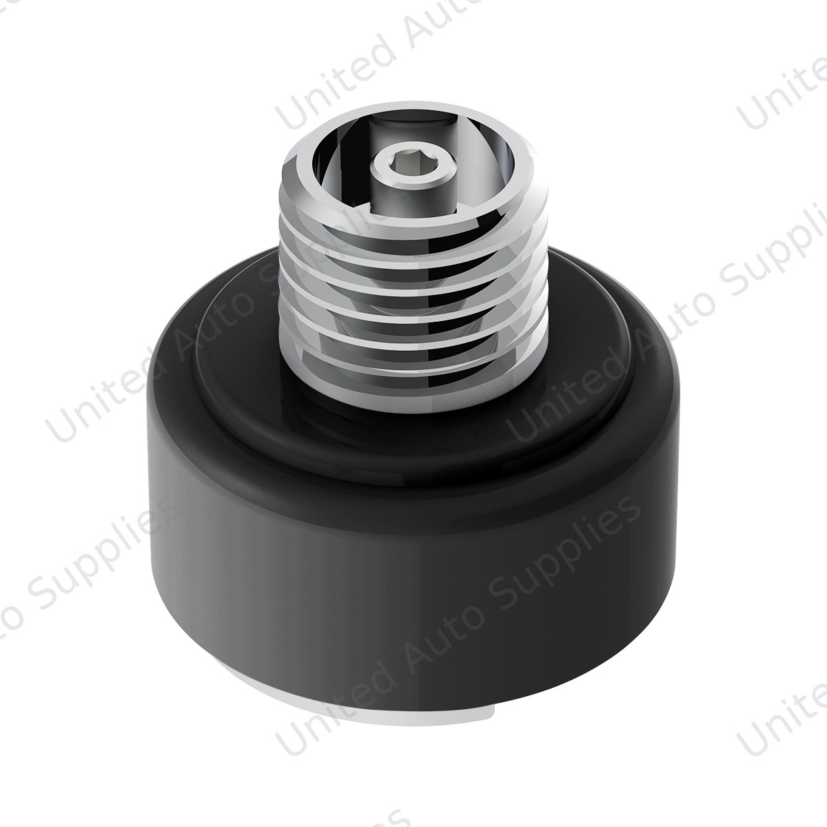 M30X3.5 Thread-On Shift Knob Mounting Adapter For Eaton Fuller Style 9/10 Shifter - Matte Black