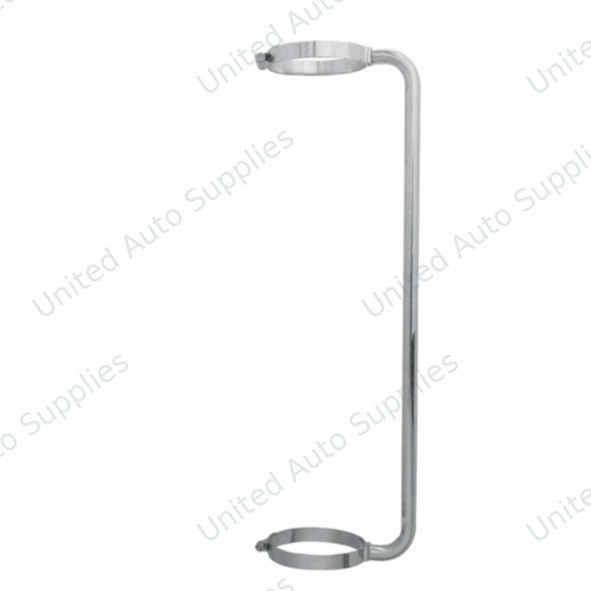 34" Chrome Exhaust Grab Handle - 7" Clamp