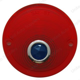 Tail Light Lens With Blue Dot For 1954-59 Chevy & GMC Truck