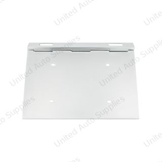 Stainless 1 License Plate Holder With Hinge