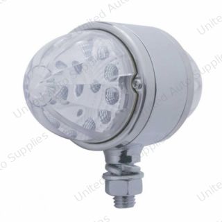 34 LED Reflector Double Face Light - Amber & Red LED/Clear Lens