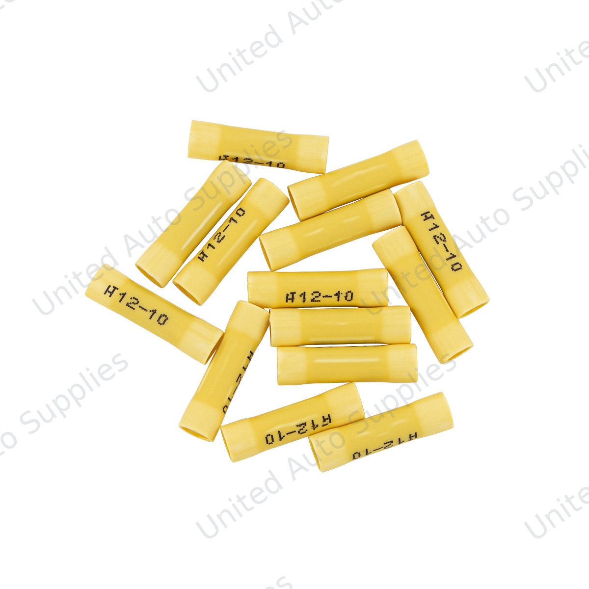 12-10 AWG Vinyl Butt Connector (14-Pack)
