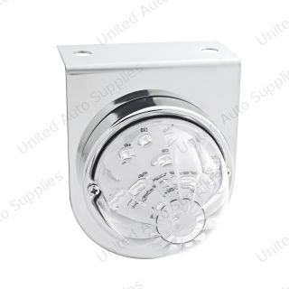 Stainless Light Bracket With 17 LED Watermelon Light - Amber LED/Clear Lens