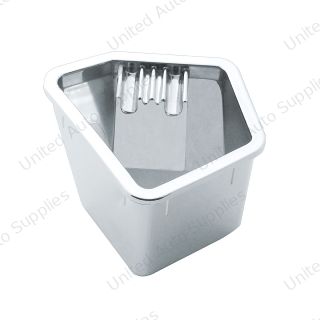 Chrome Plastic Ash Tray Insert For 1998-2002 Freightliner Century
