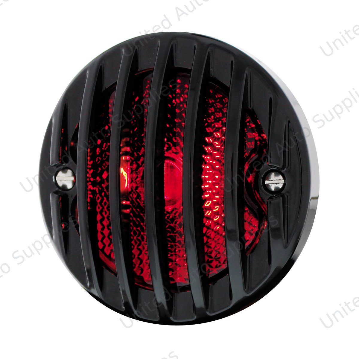 Incandescent Tail Light With Black Grille Bezel For 1933-36 Ford Truck - R/H
