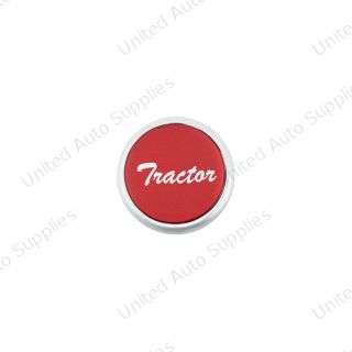 "Tractor" Deluxe Air Valve Knob - Red Glossy Sticker