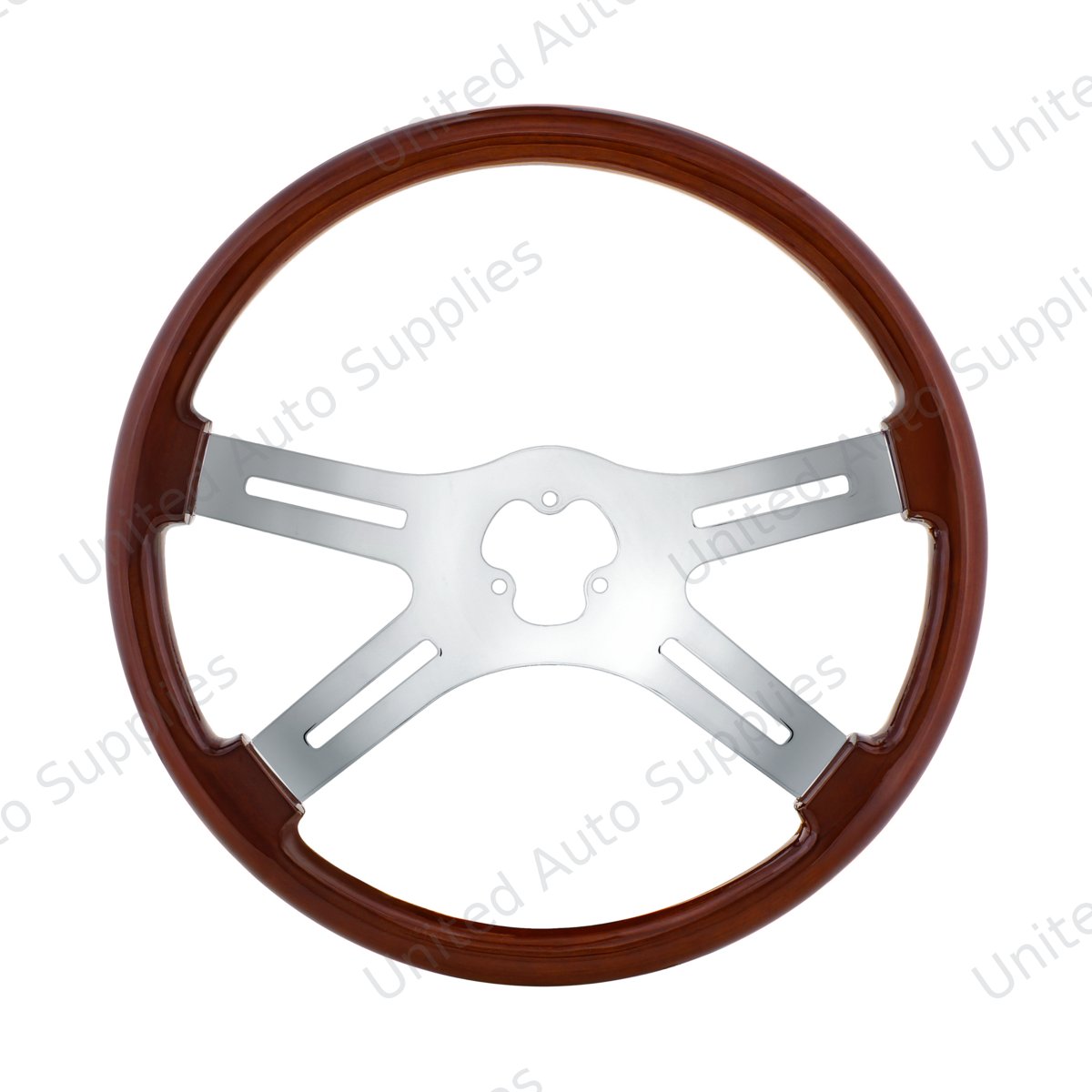 18" Chrome 4 Spoke Steering Wheel