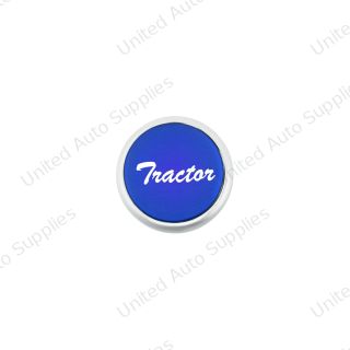 "Tractor" Deluxe Air Valve Knob - Blue Glossy Sticker