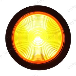 4" Round Dual Function Turn Signal Light Kit - Amber Lens