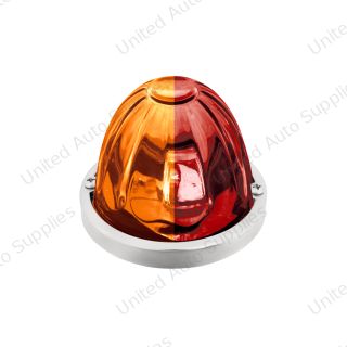 Double Fury 4 LED Dual Function Glass Watermelon Light -Amber & Red LED