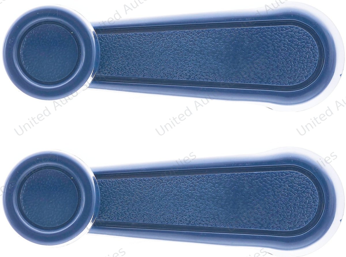Window Crank Handle (2pcs) Plastic Blue for 1990-1992 Daihatsu Rocky; 1988-2026 Toyota Corolla; 1993-1998 Toyota T100