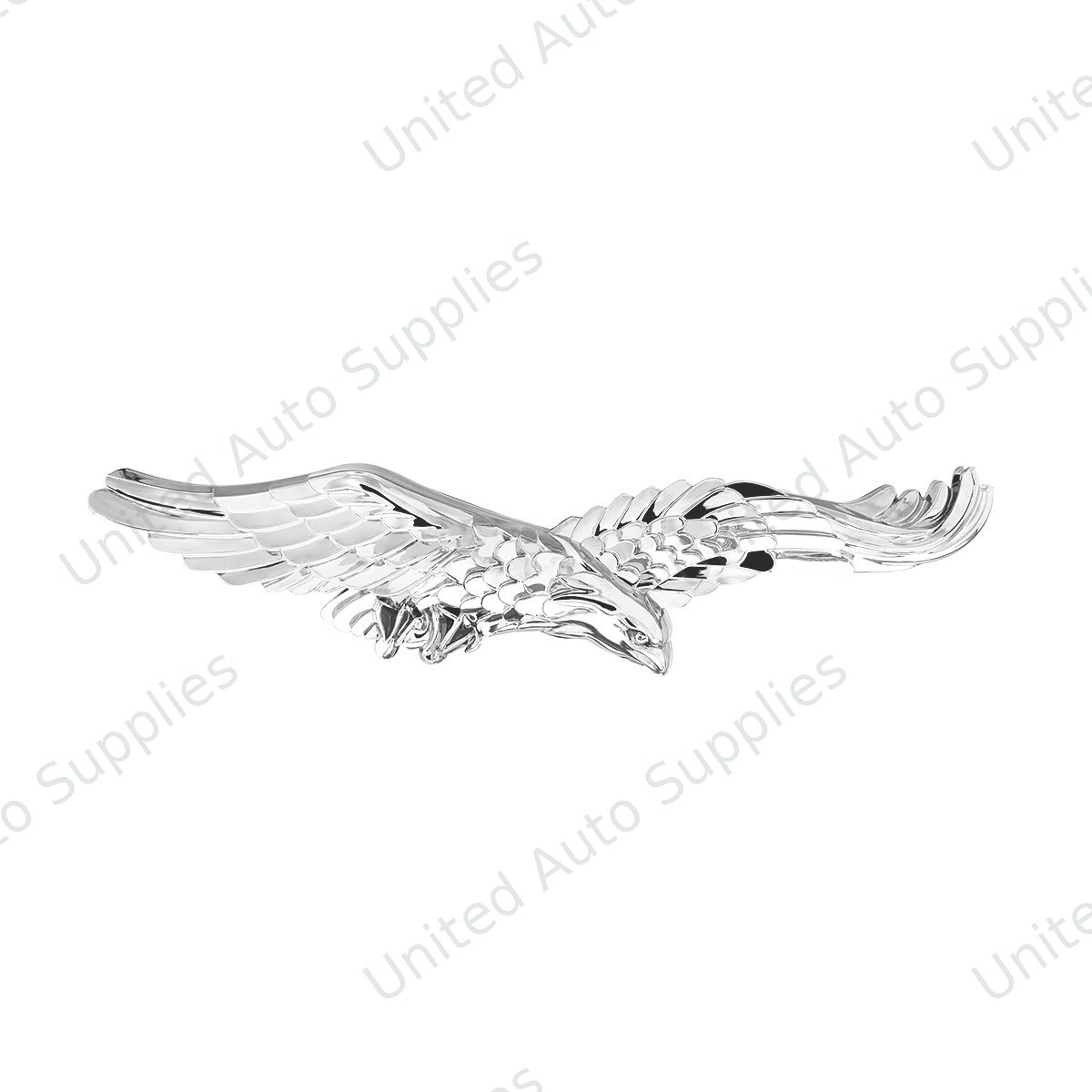 Chrome Plastic Eagle Accent
