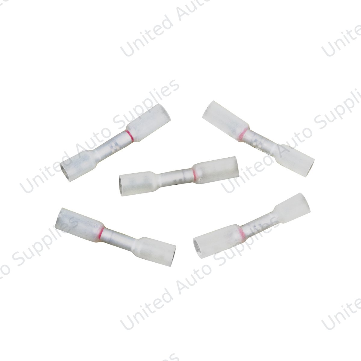 24-22 to 20-18 AWG CS Multi-Wire Heat Shrink Connector - Clear w/ White Dash (5-Pack)
