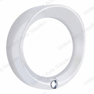 Signature Series Speed/Tachometer Gauge Cover With Visor For Kenworth - Clear Crystal