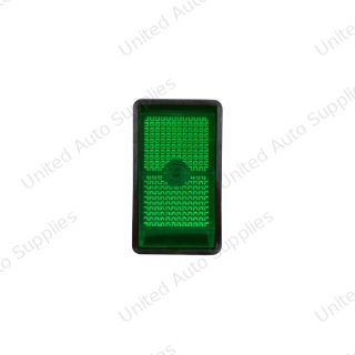 Green Illum Jumbo Rocker 16 Amp 12V S.P.S.T. On/Off 1 Pc.