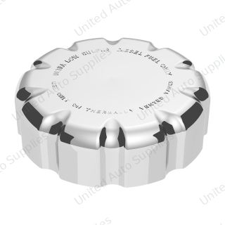 Chrome Plastic Fuel Cap Cover For Volvo - Non-Locking