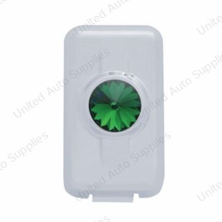 Switch Plug Cover For Volvo - Green Crystal (2-Pack)