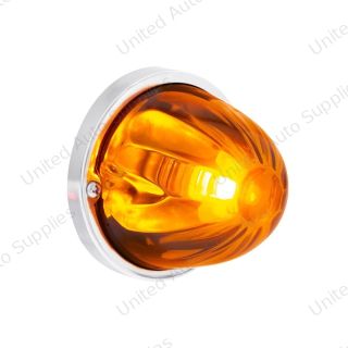 UltraBurst Glass Watermelon Light Flush Mount Kit-Amber LED/Dark Amber Lens