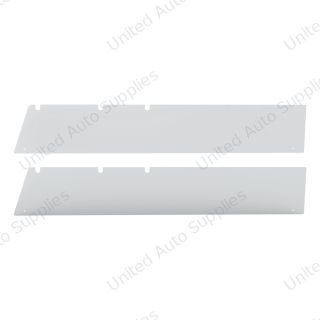 430 Stainless Steel 5" Chop Top Window Trim For 1998-2001 International 4700 (Pair)