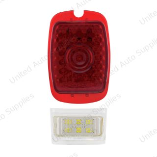 27 LED Sequential Tail Light With 6 LED LP Light For Chevy Car (1937-1938) & Truck (1940-1953) - L/H
