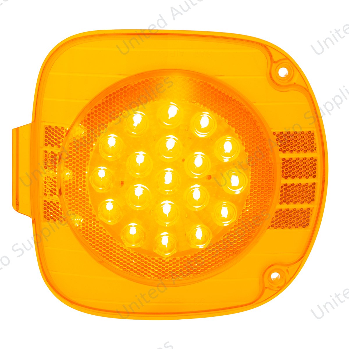 22 LED Turn Signal Light For 1996-2010 Freightliner Century - Amber LED/Amber Lens