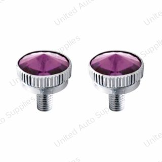 5mm CB Mounting Bolt With Purple Crystal (2-Pack)