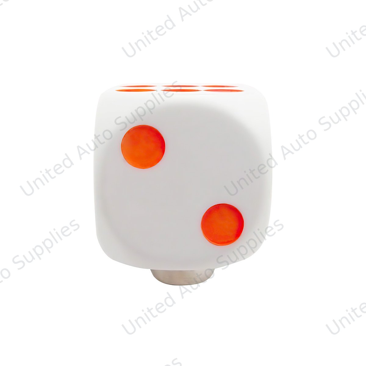 White Dice Gearshift Knob With Glow Dots