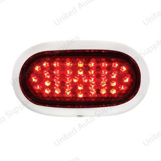 LED Tail Light With Stainless Steel Bezel For 1942-48 Ford Car