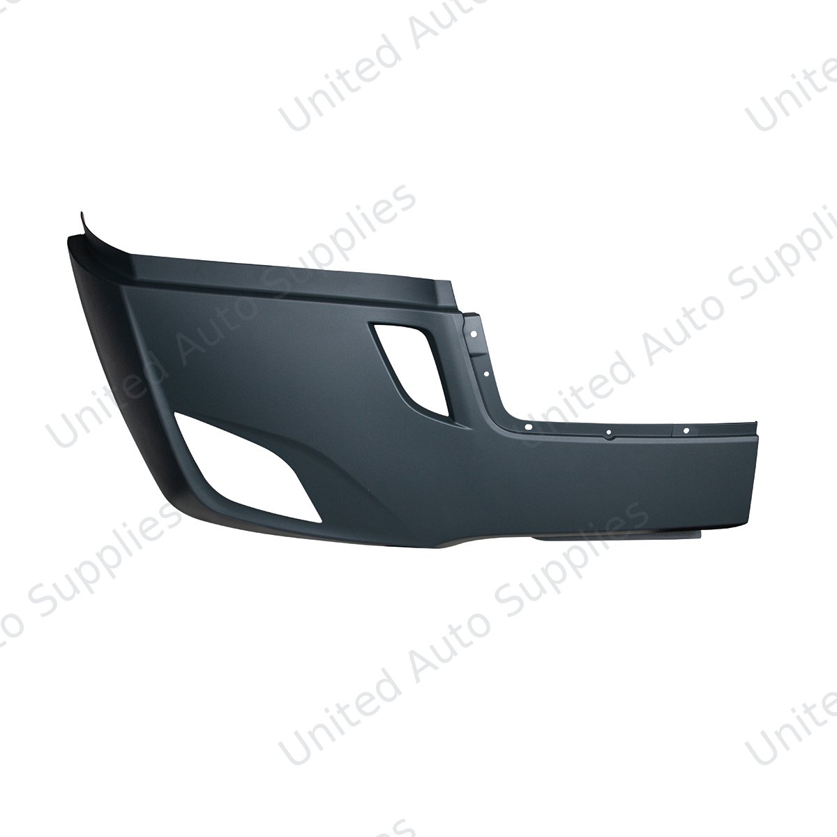 Bumper Cover With Fog Light Opening & Without Deflector Holes For 2018-2024 Freightliner Cascadia - Passenger