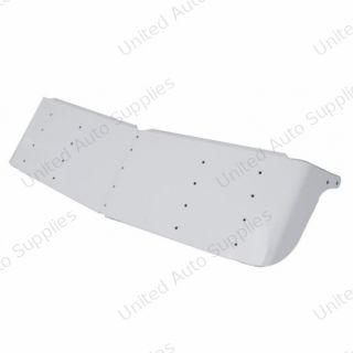 16" Stainless Gangster Style Drop Visor for 1995-2006 Kenworth W900 With Curved Windshield