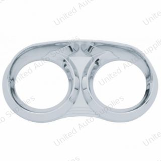 2 Gauge Cluster Cover With Visor For 2001-2005 Peterbilt 379 & 378
