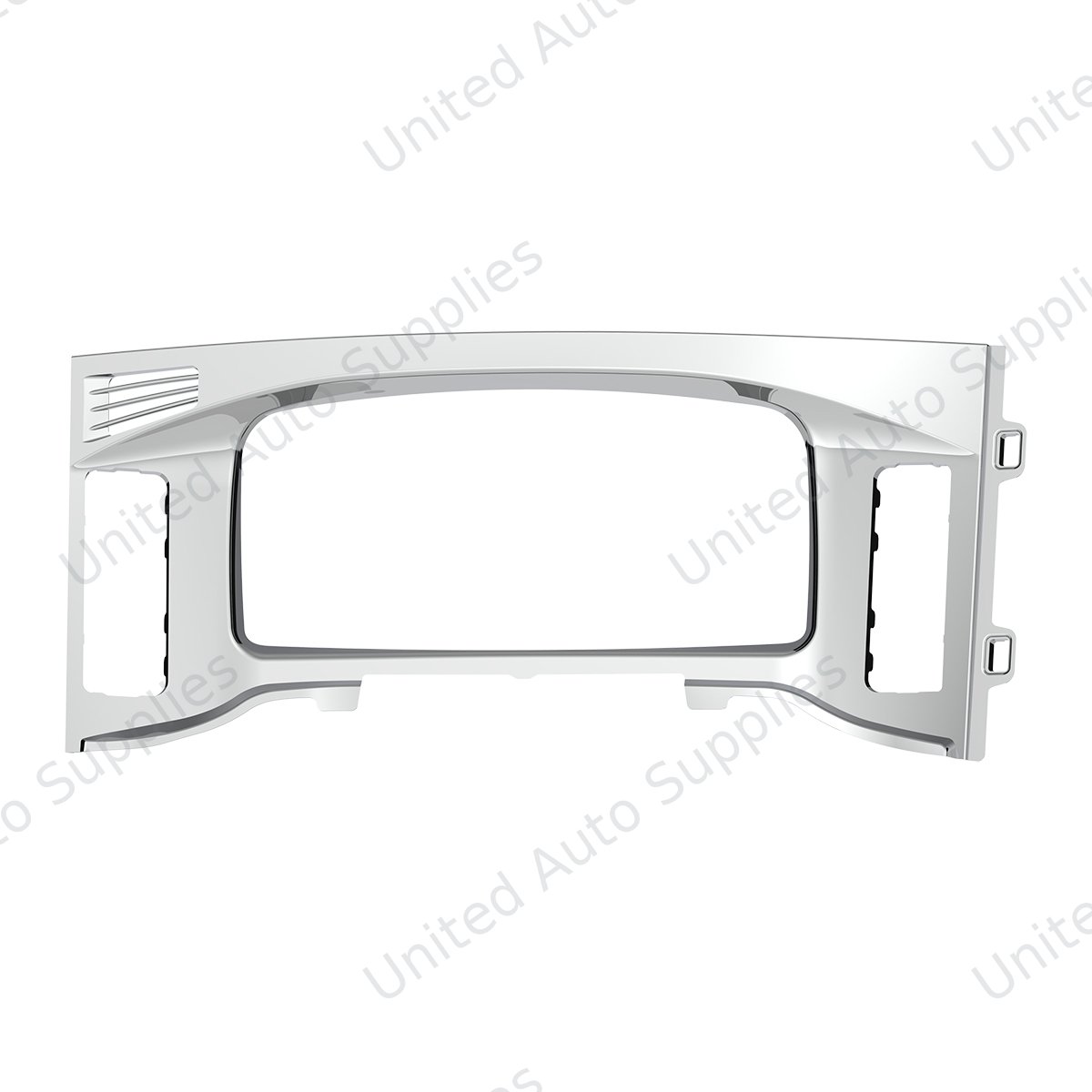 Chrome Plastic Center Dash Instrument Bezel For 2018-2023 Freightliner Cascadia