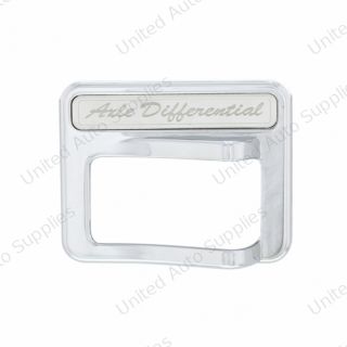Chrome Rocker Switch Cover For Peterbilt 579 (2013-2019) & 567 (2014-2018)- Axle Differential