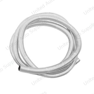 72" Long Chrome Wire Loom - 1/2" Diameter