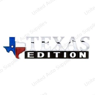 Chrome Die Cast "Texas Edition" Accent Emblem