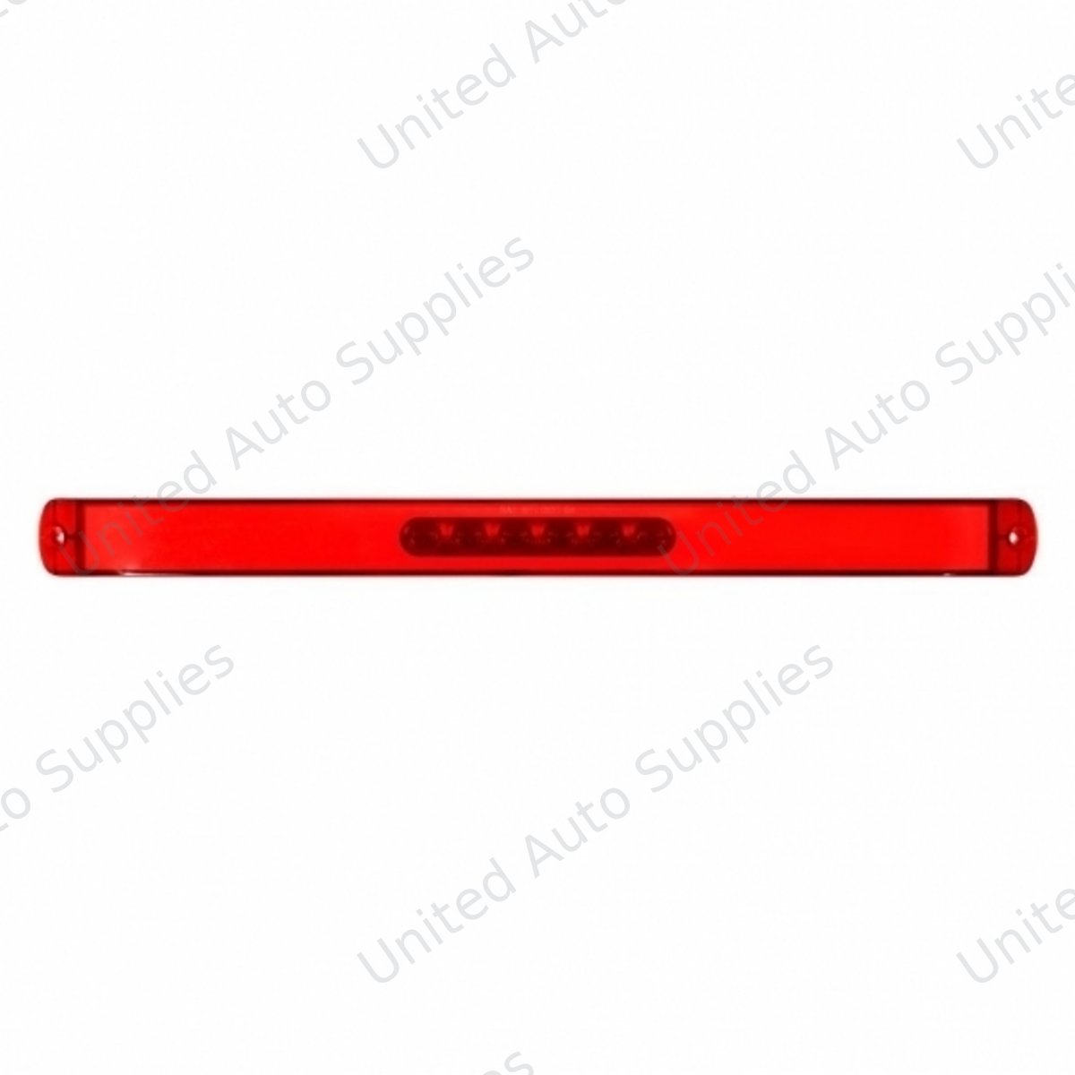 GloLight 28 LED 17" Turn Signal Light Bar - Red LED/Red Lens