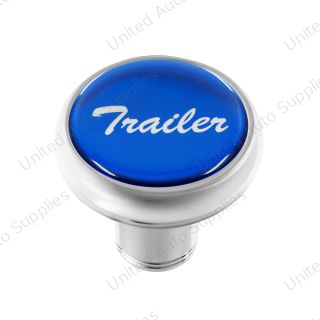 "Trailer" Deluxe Air Valve Knob - Blue Glossy Sticker