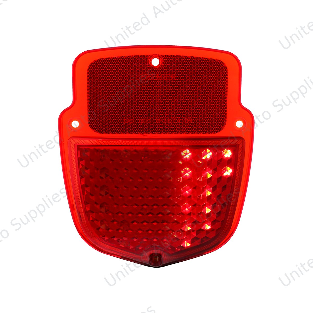 38 LED Sequential Tail Light With 12 LED License Plate Light For 1953-56 Ford Truck - L/H