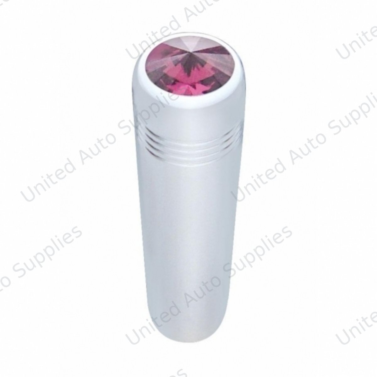 2-1/4" Long Aluminum Toggle Switch Extension With Crystal For Kenworth - Purple Crystal